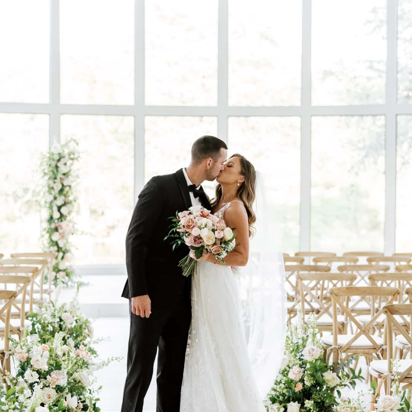 Happy Couple with a beautiful wedding ceremony