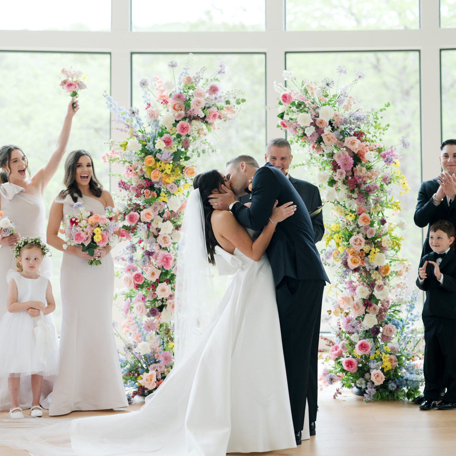 Wedding Ceremony inside the Chapel